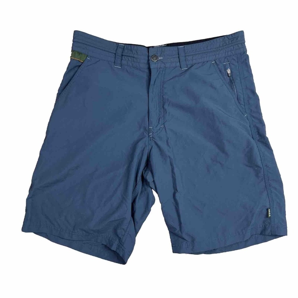 Howler Brothers Horizon Hybrid Shorts Men’s Sz 33 Blue Adjustable Waist Ripstop